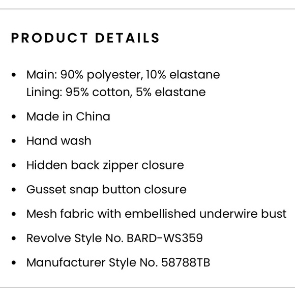 BARDOT Diamante Bodysuit in Black - Picture 11 of 11